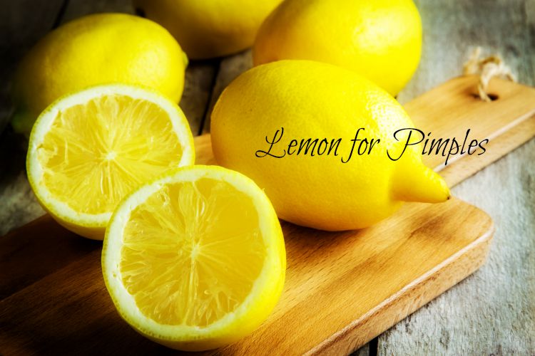 lemon for pimples