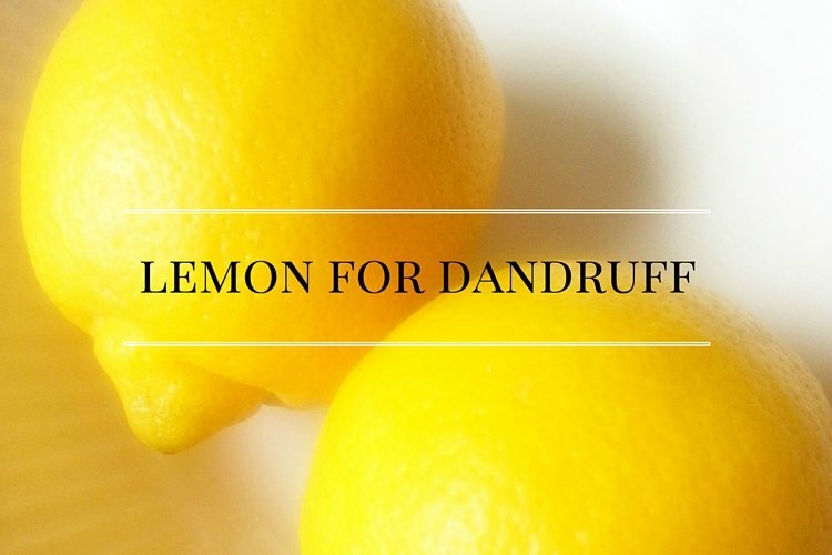 lemon for dandruff