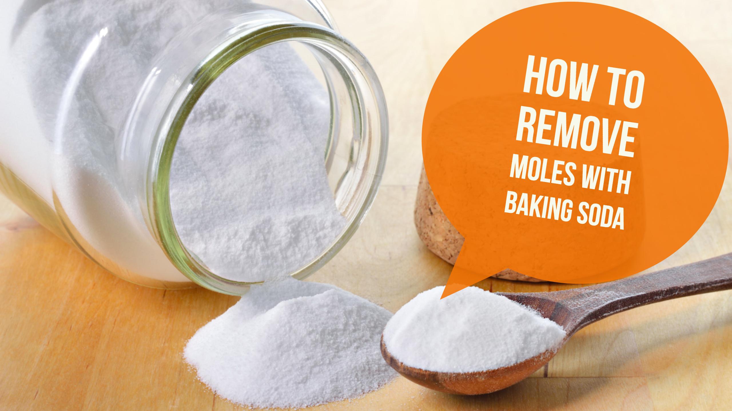 Baking Soda For Moles