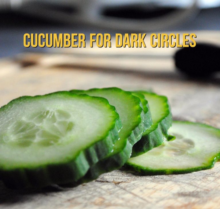 How To Get Rid Of Dark Circles Under Eyes With Cucumber Wellness.guide