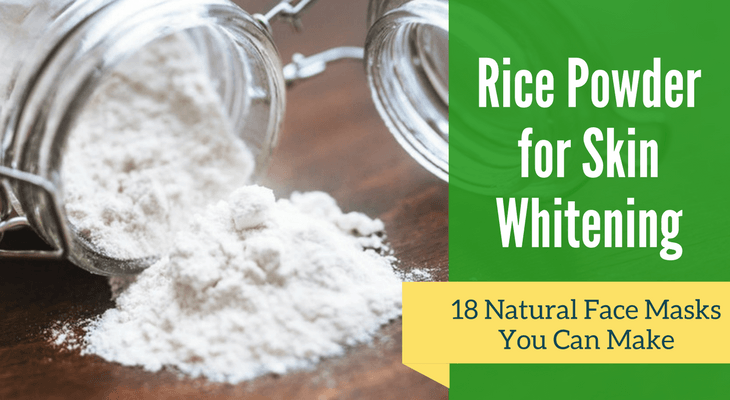 Rice Powder for Skin Whitening