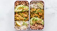 cooked food on tray