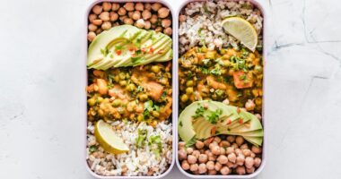 cooked food on tray